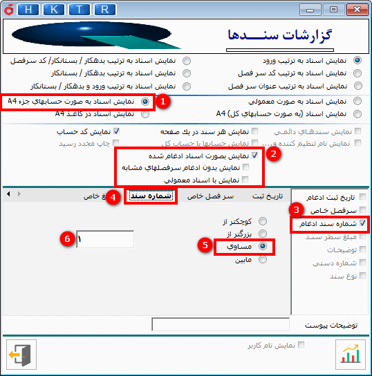 گزارش اسناد ادغامی