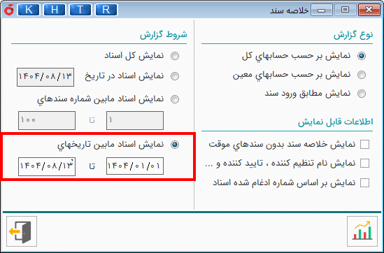 گزارش خلاصه سند